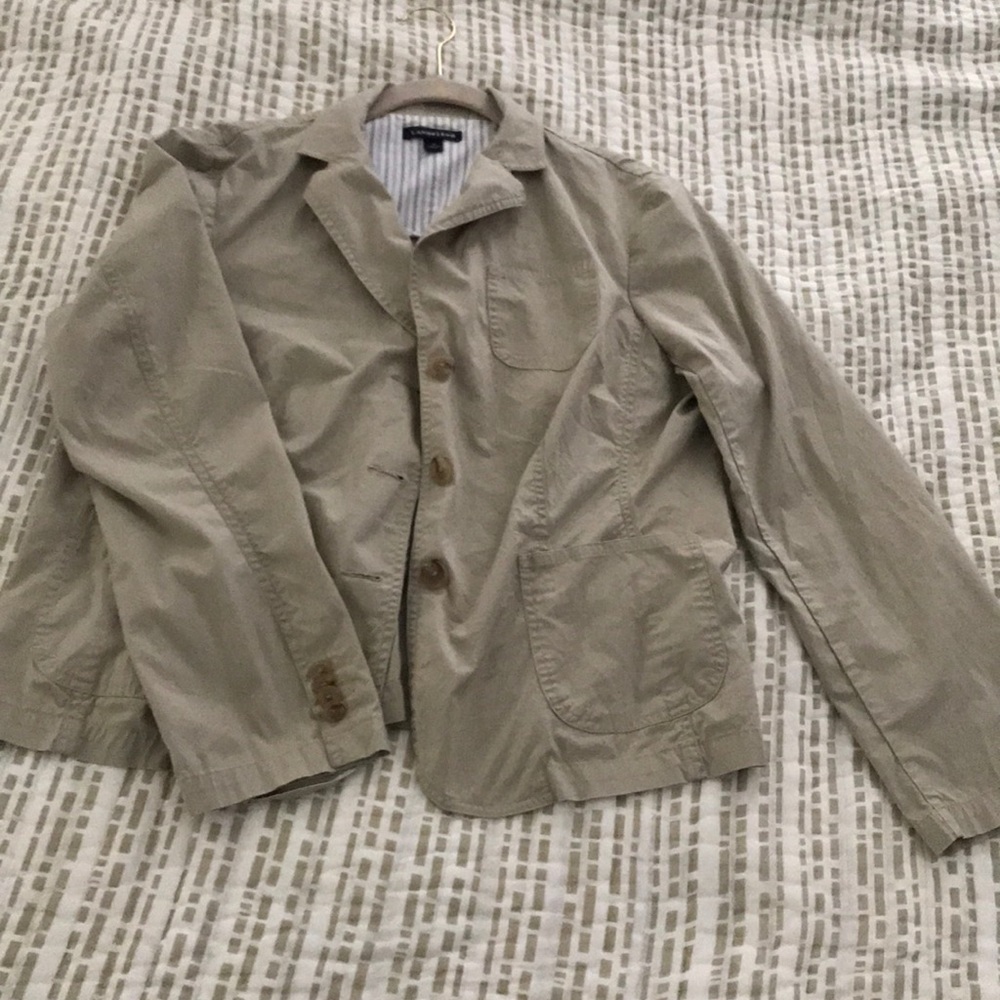 Lands End cotton blazer jacket